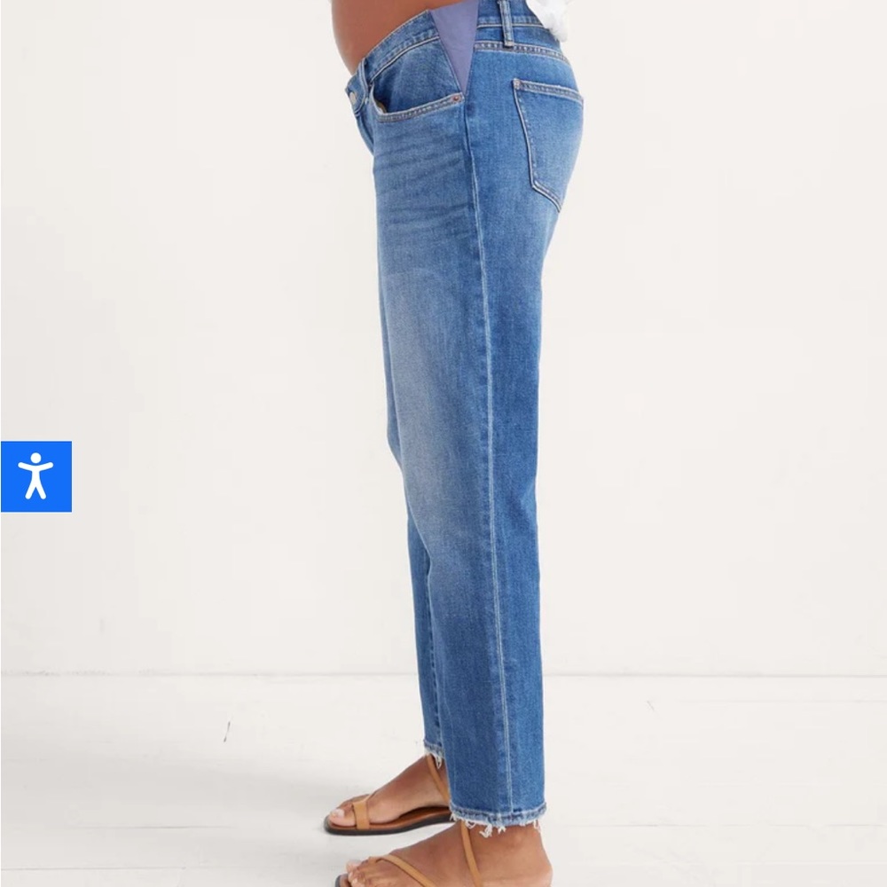 Hatch boyfriend maternity jeans. Lightly worn & in great condition.